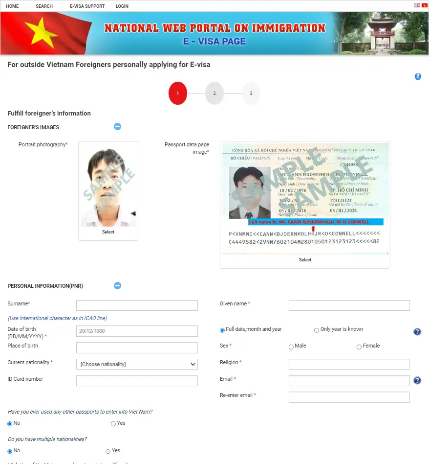 Thủ tục xin visa Việt Nam cho người Canada 2023