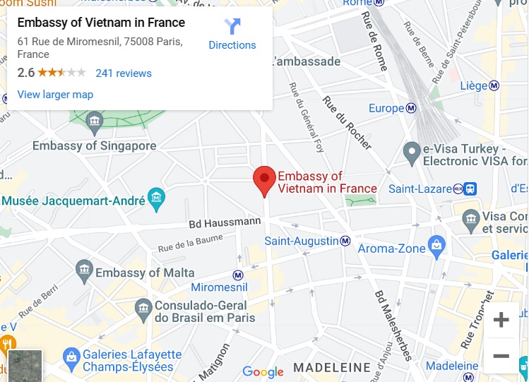 Đại sứ quán Việt Nam tại Pháp