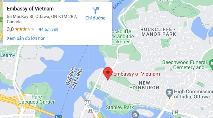 Đại sứ quán Việt Nam tại canada