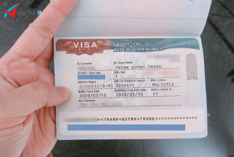 Visa 10 năm Hàn Quốc