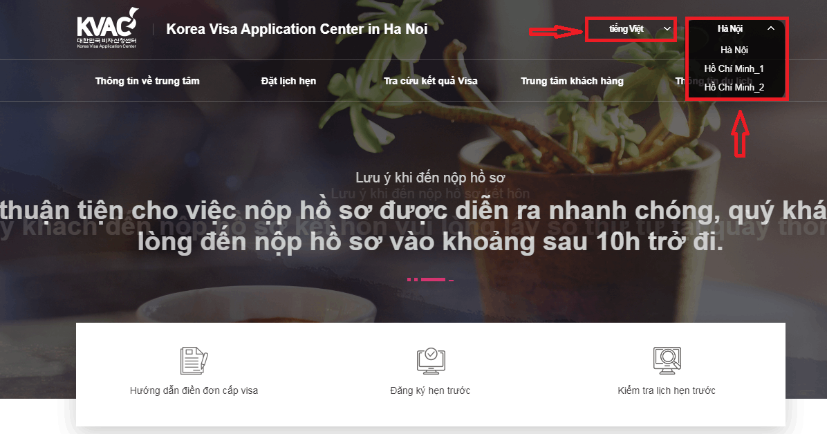 Địa chỉ xin visa Hàn Quốc tại Hà Nội