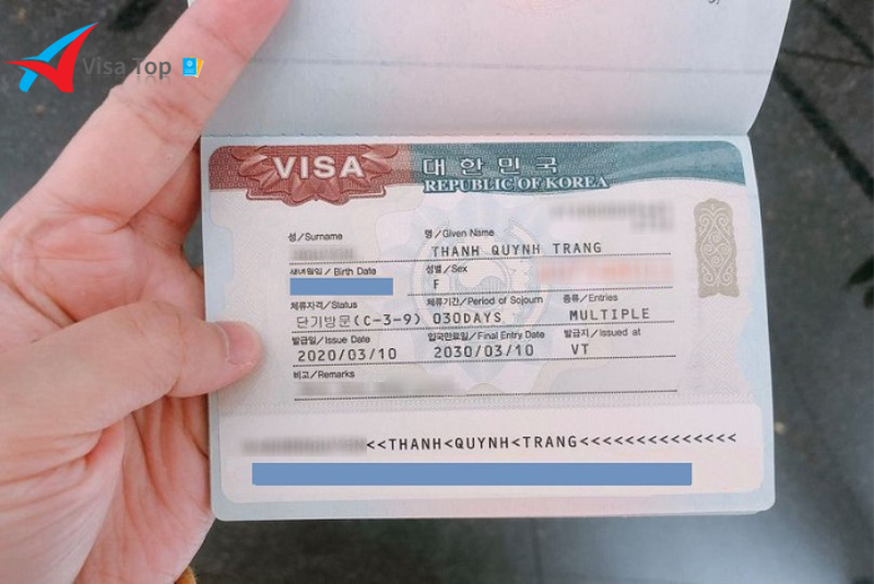 Visa 10 năm Hàn Quốc