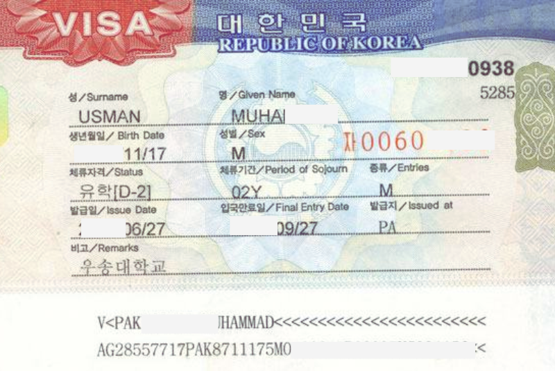 Visa D2 Hàn Quốc 