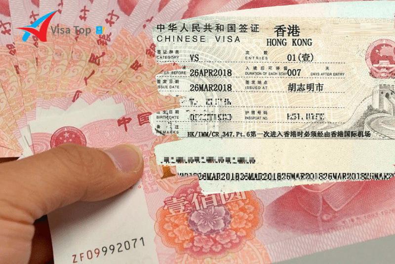 Lệ phí xin visa HongKong
