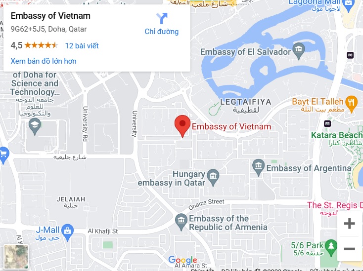 Đại sứ quán Việt Nam tại Qatar