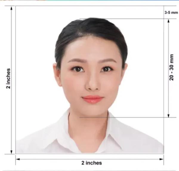 Vietnam e-visa photo requirements size and guidelines