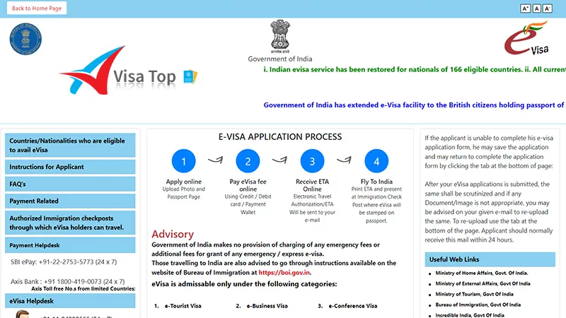 Visa Ấn Độ Online - Evisa Ấn Độ