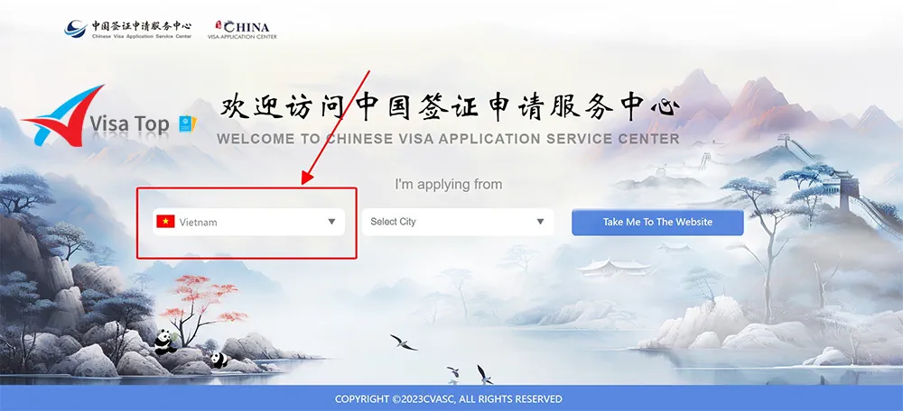 cách điền đơn xin cấp visa Trung Quốc