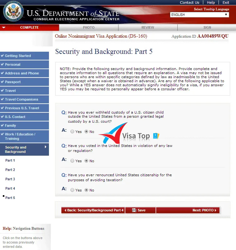 Form DS 160 - Hướng dẫn điền form DS 160 xin visa Mỹ chi tiết nhất