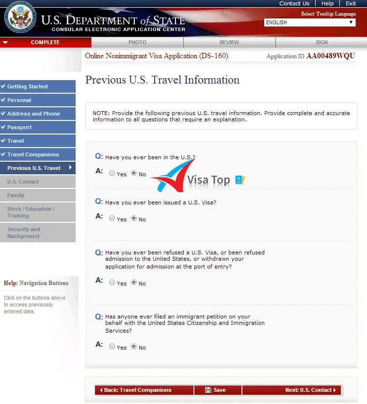 Form DS 160 - Hướng dẫn điền form DS 160 xin visa Mỹ chi tiết nhất