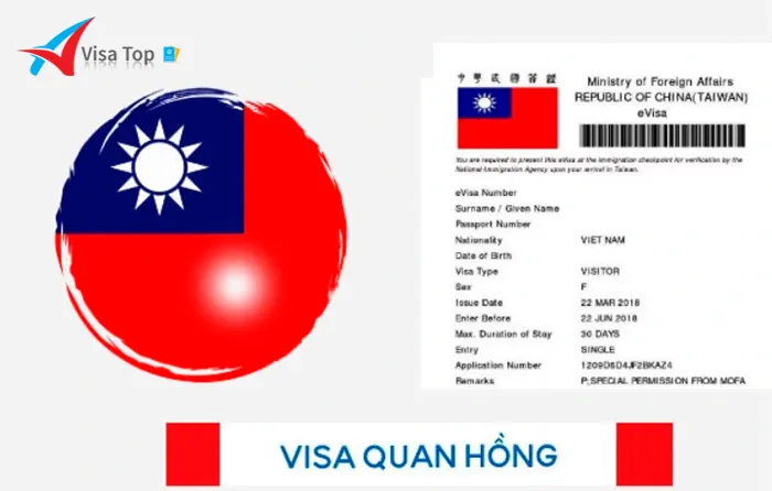 Visa Quan Hồng Đài Loan