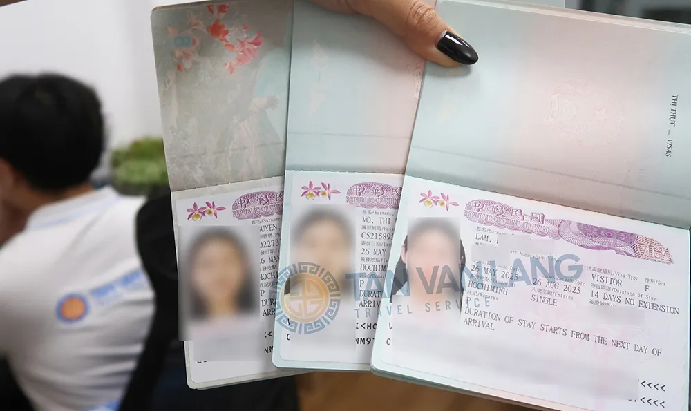 Visa Quan Hồng Đài Loan: sơ, thủ tục, lệ phí